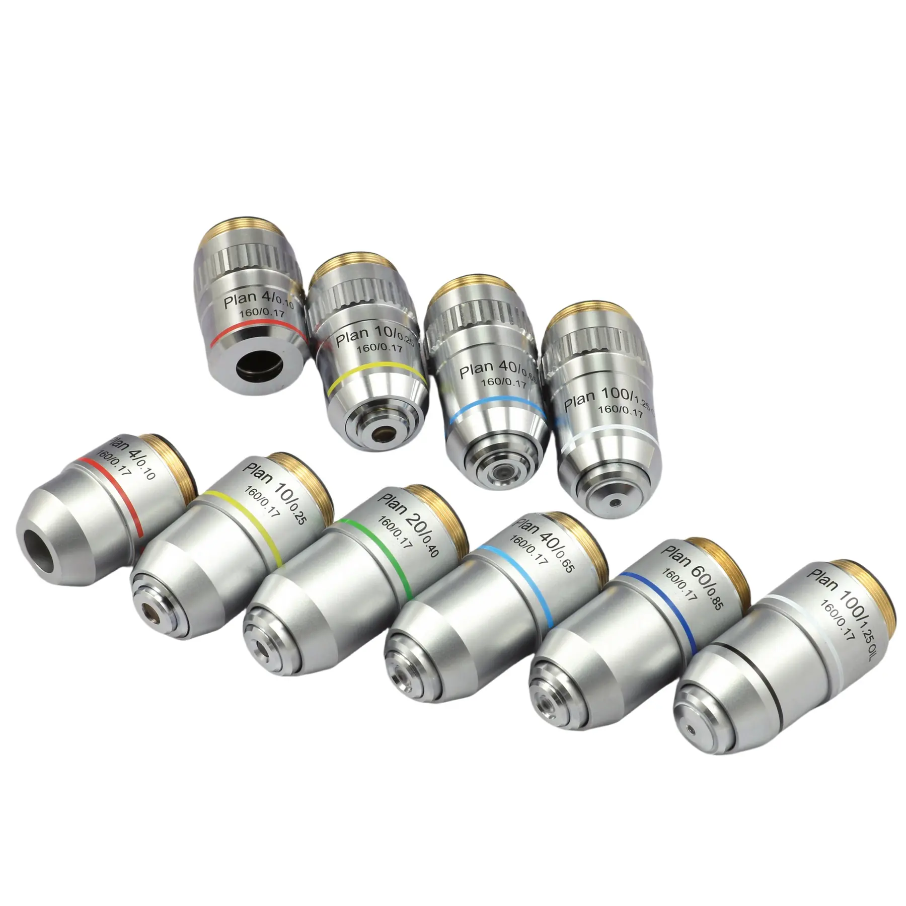 195 PLAN Biological Microscope Objective Lens 20.2mm RMS Thread
