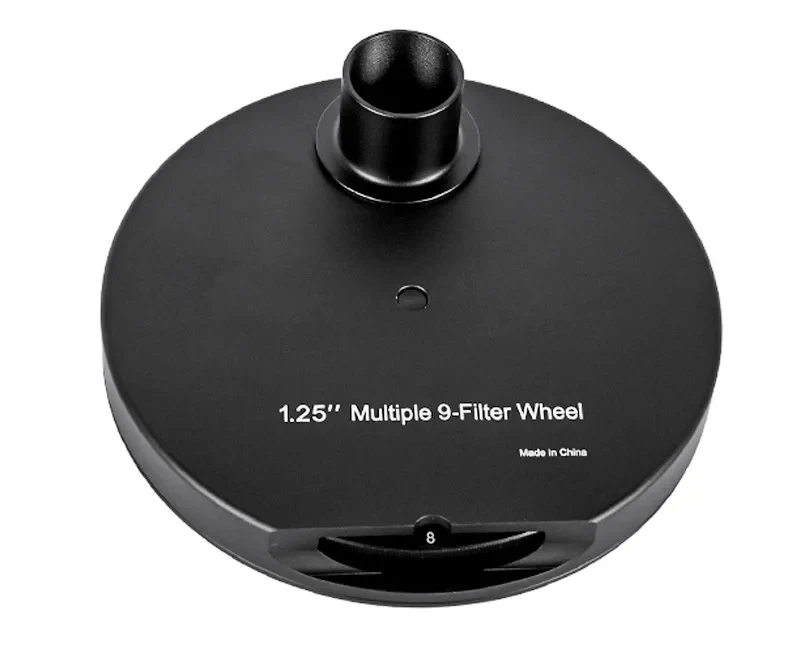 9-piece 1.25 Inch Manual Filter Wheel Astronomy Accessory Deep Space