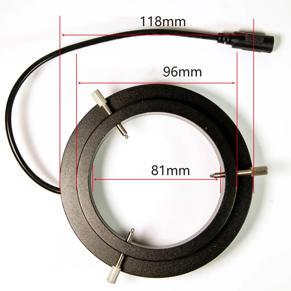 156 Adjustable LED Ring Light Stereo Microscope AM-156-81