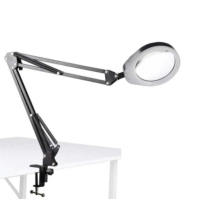 AM-43B 10X 10X20X Optical Large Lens Magnifying Glass Lamp