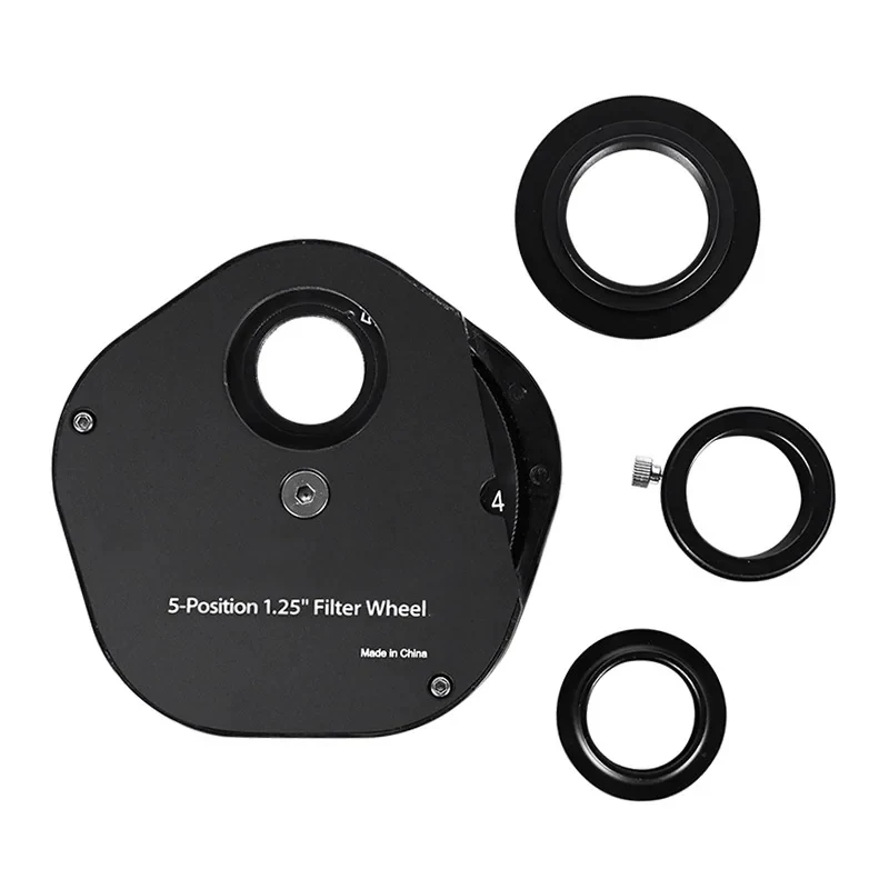 5-piece 1.25-inch Manual Filter Wheel Astronomical Telescope Deep Space