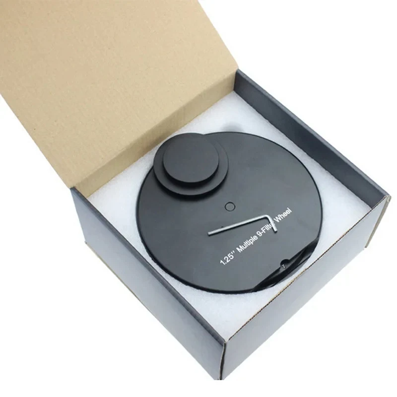 9-piece 1.25 Inch Manual Filter Wheel Astronomy Accessory Deep Space