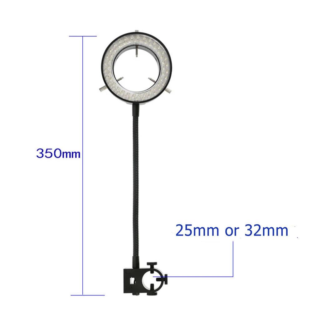 60pcs Stereo Microscope LED Light WD 40-160mm AM-60-Holder