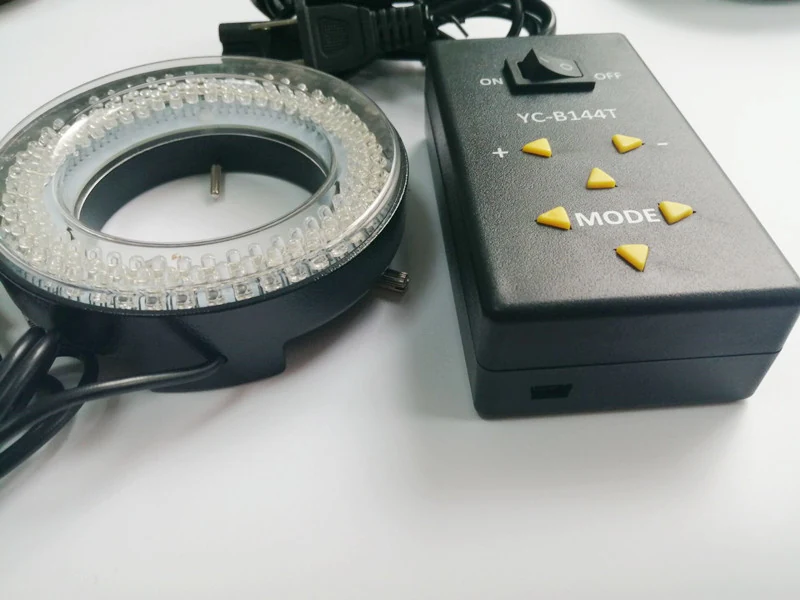 144 LED Four-Zone Microscope Ring Light AM-144-64-Four