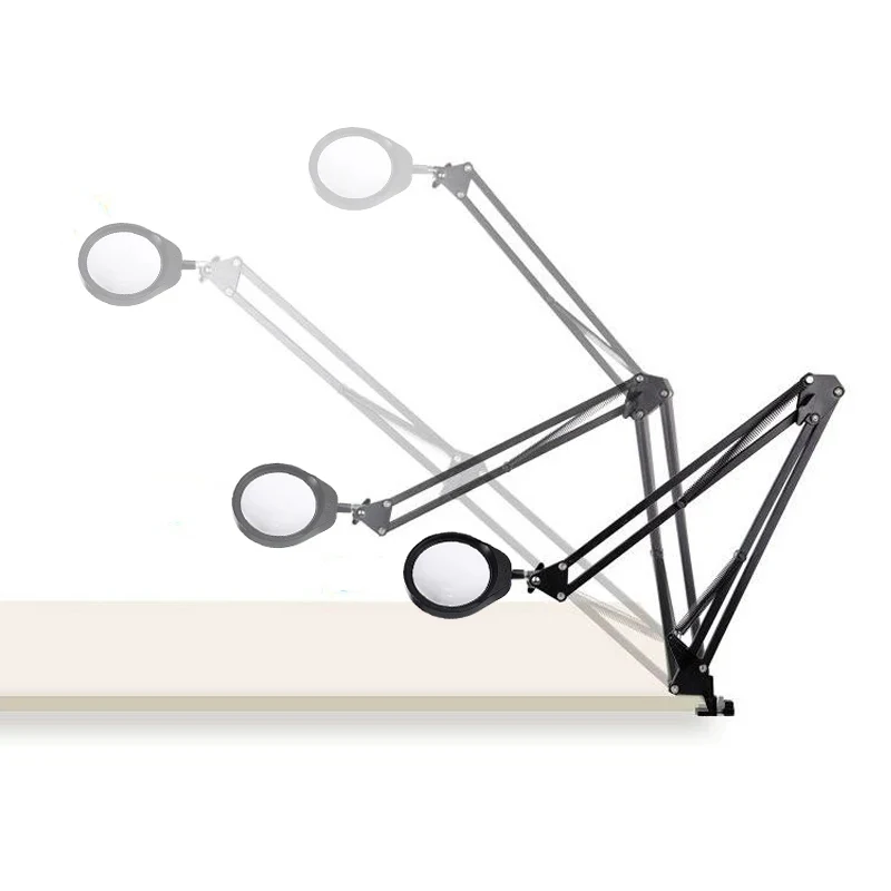 AM-43B 10X 10X20X Optical Large Lens Magnifying Glass Lamp