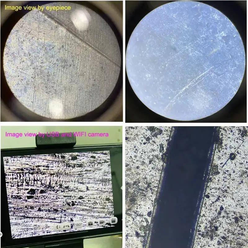 AJ-2000 Handheld Portable Monocular Metallurgical Microscope