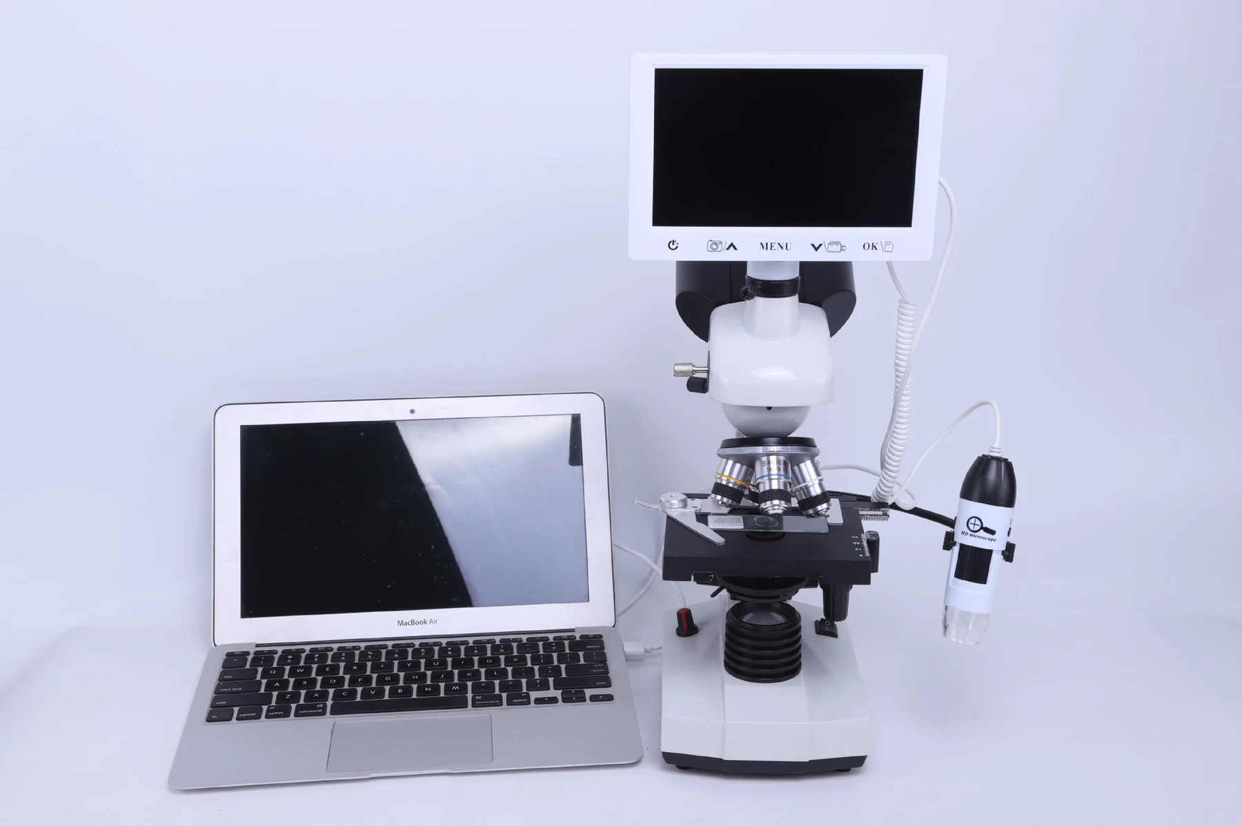LCD1100 LCD Digital Biological Compound Microscope for Lab