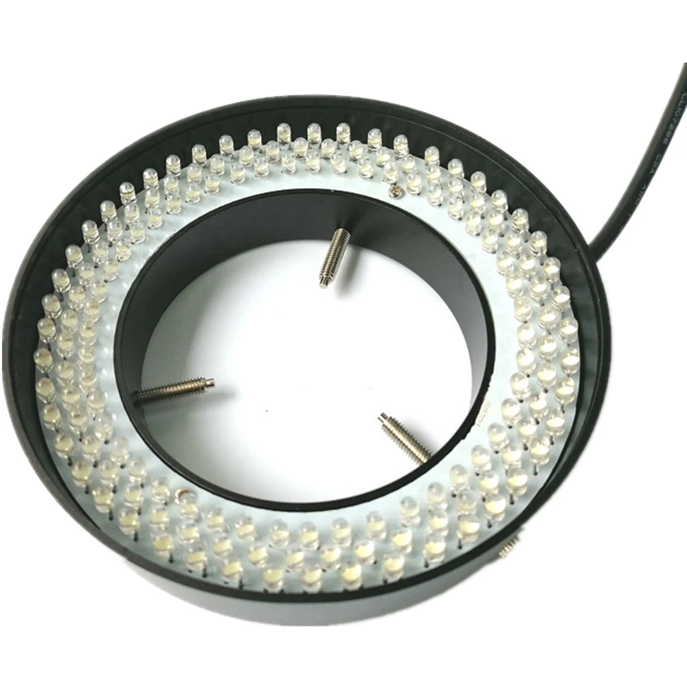 Metal 144pcs 61mm 72mm Microscope LED Ring Light AM-144-72