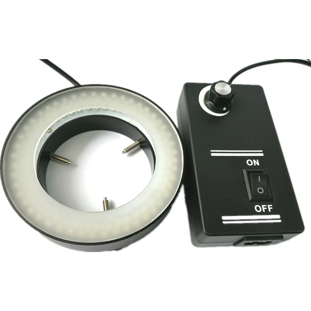 Metal 144pcs 61mm 72mm Microscope LED Ring Light AM-144-72
