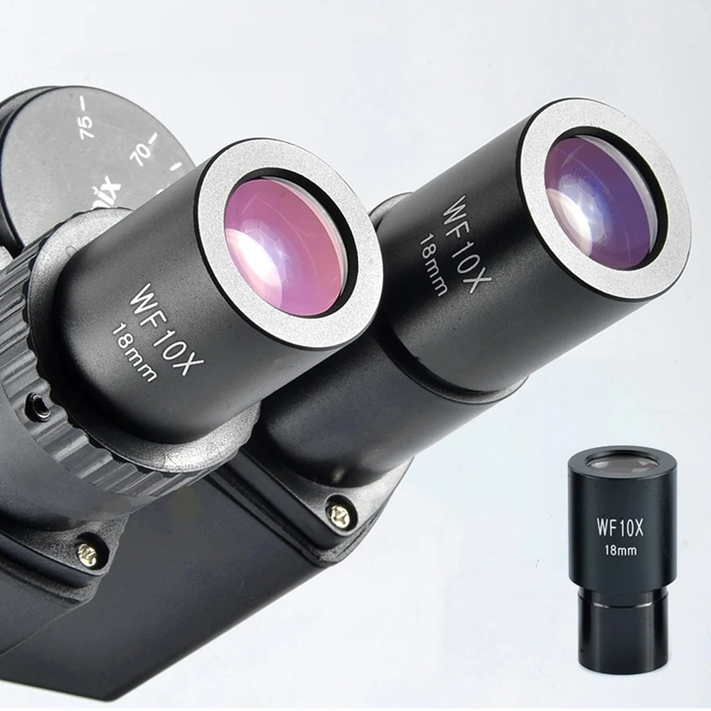 10X/18mm Biological Microscope Eyepiece Achromatic Dia 23.2mm
