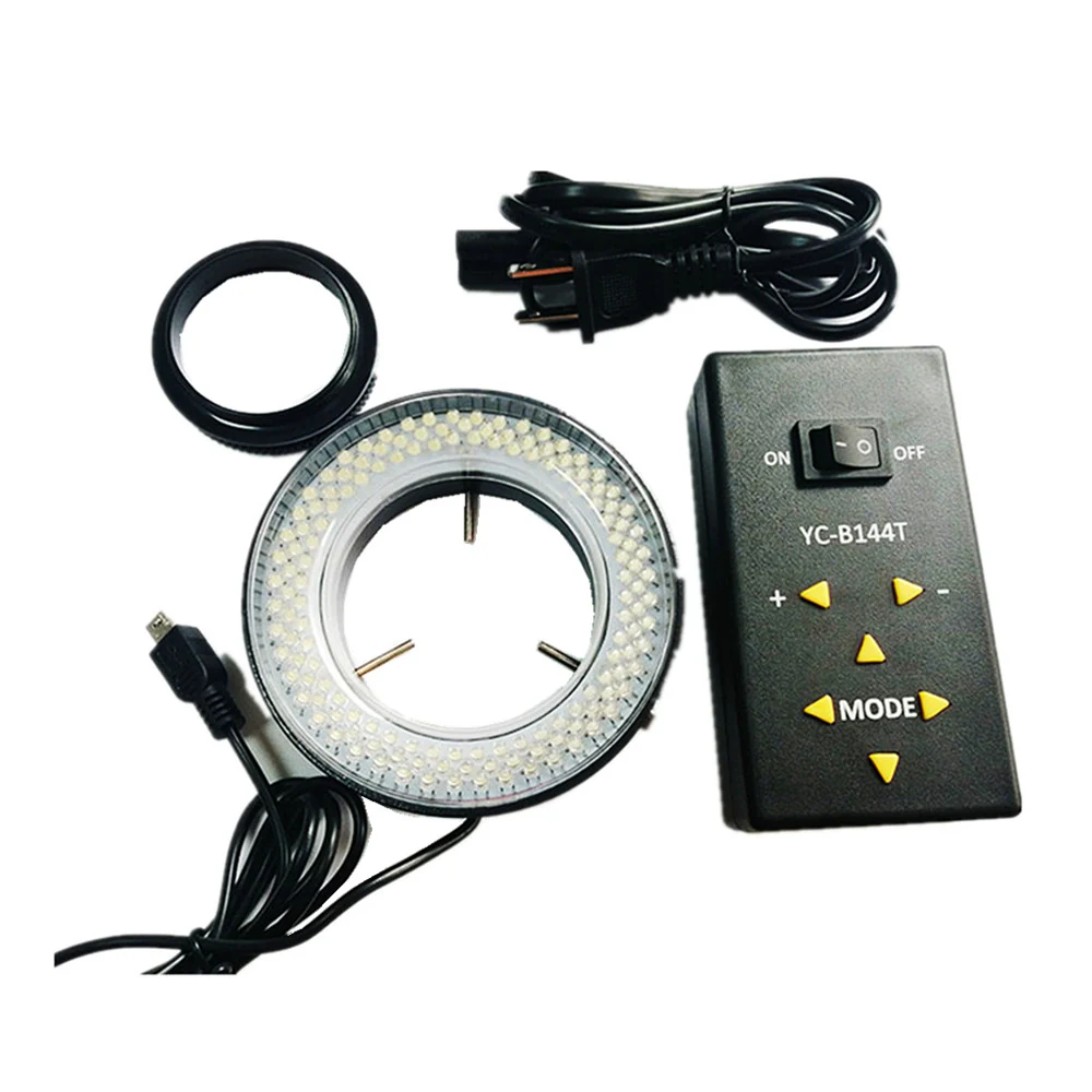144 LED Four-Zone Microscope Ring Light AM-144-64-Four