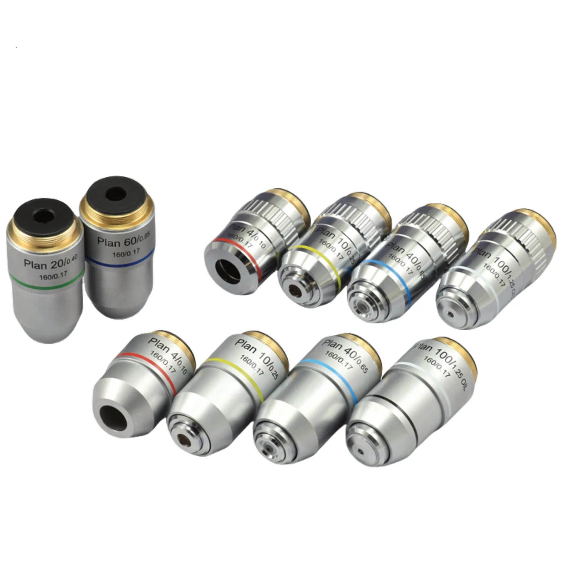 195 PLAN Biological Microscope Objective Lens 20.2mm RMS Thread