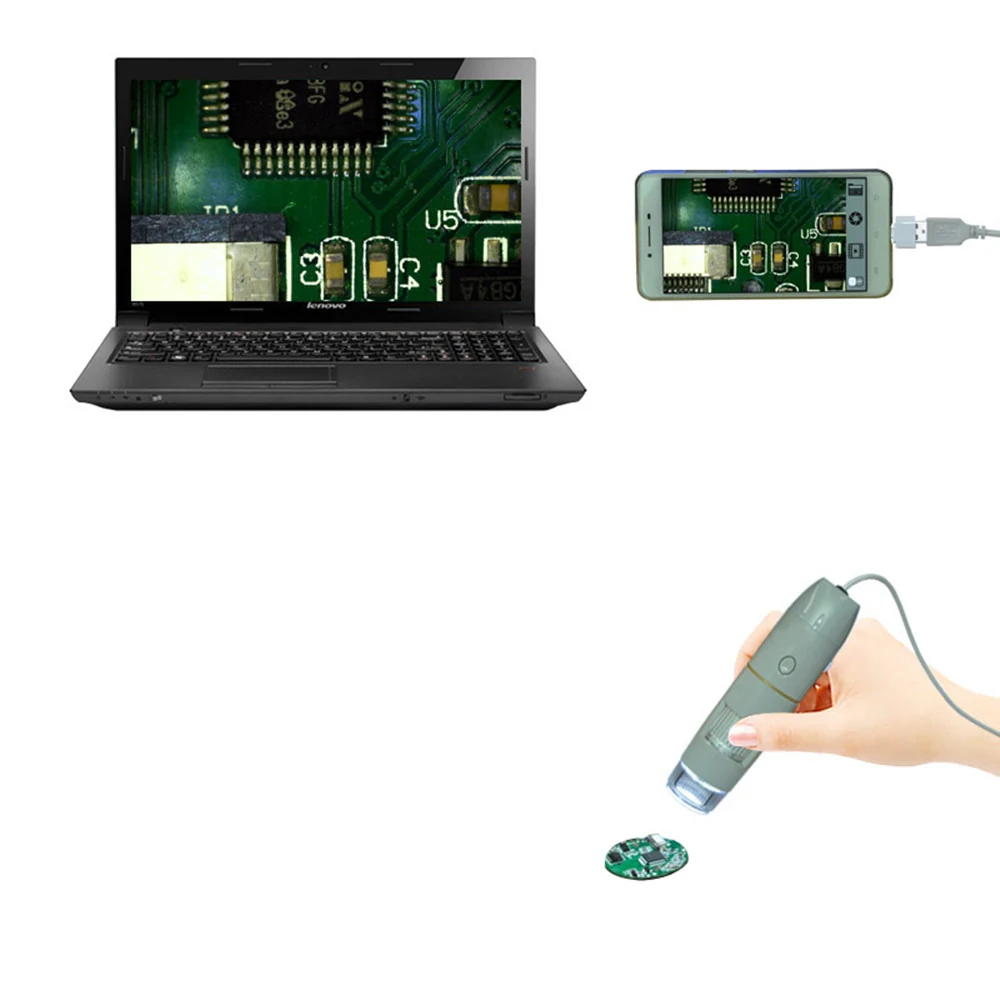 HT-80PS Handheld Polarizing Microscope for Skin and Hair Analysis