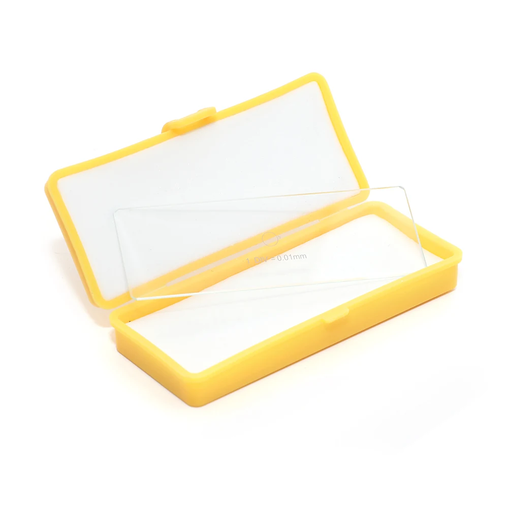 0.01mm Microscope Stage Micrometer Calibration Slide Calibration Ruler