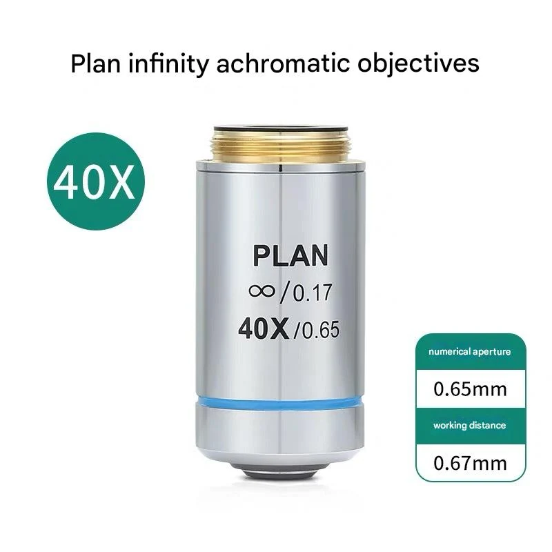 195 Plan Infinity Achromatic Objectives for Olympus Microscopes