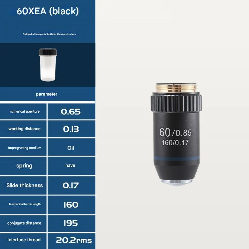195 Achromatic Microscope Objective Lens RMS 20.2mm