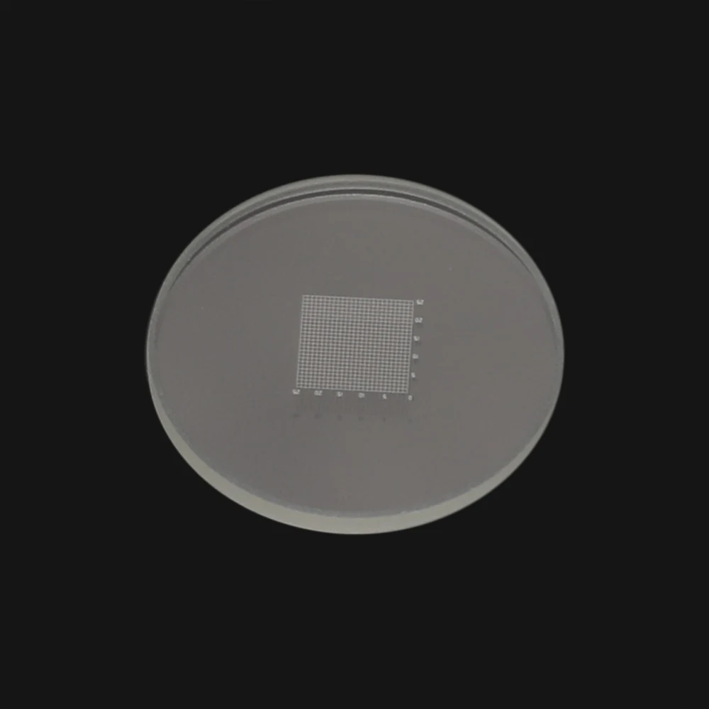 C6 DIV 0.2MM Graticule Micrometer Microscope Slide Grid Reticle