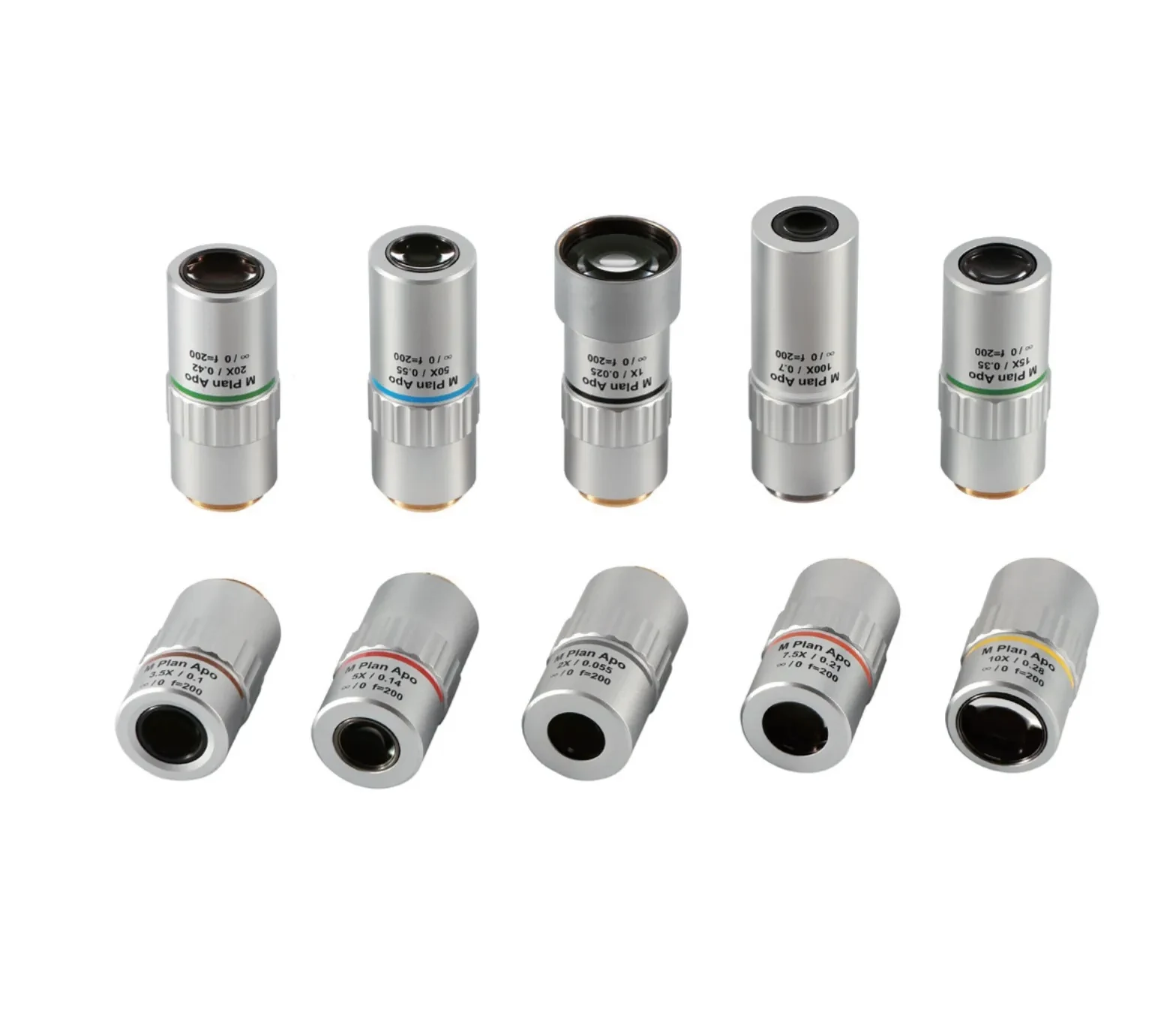 2X 5X 10X 20X 50X 100X 95mm M Plan APO Microscope Objective