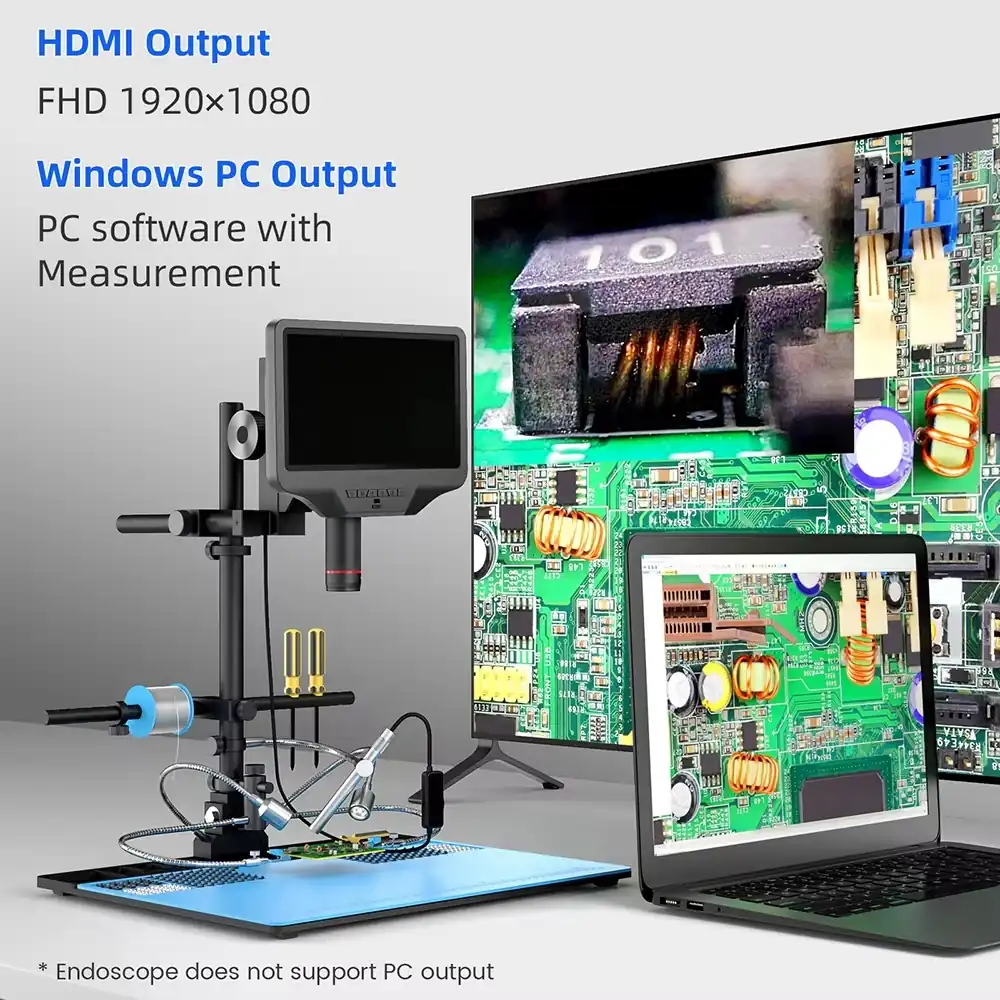 AD409Max-ES 10.1” HDMI Digital Microscope for PCB SMD Soldering