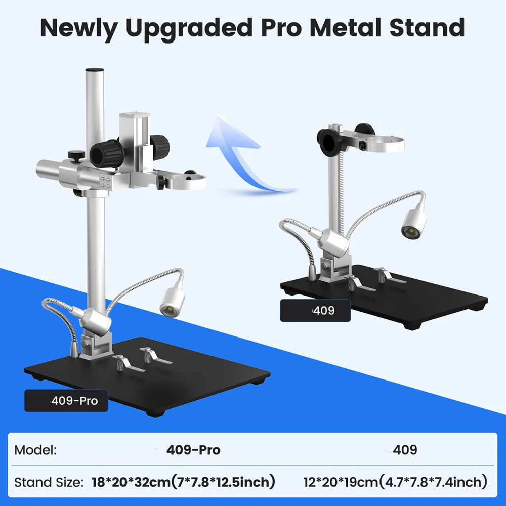 MD409 Pro 4MP 300X HDMI 10.1” WiFi HDMI Digital Microscope