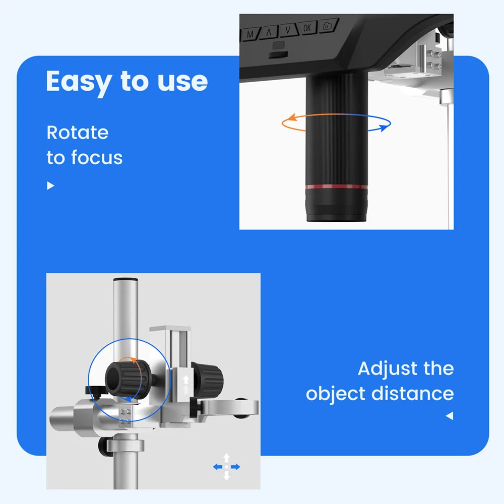 MD409 Pro 4MP 300X HDMI 10.1” WiFi HDMI Digital Microscope