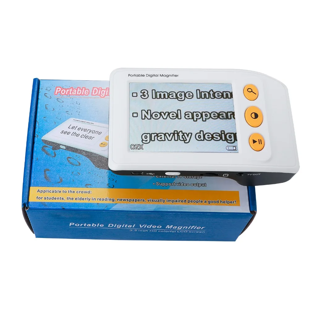 3.5 Inch Digital Electronic Magnifier Portable Video Aids Elderly Reading