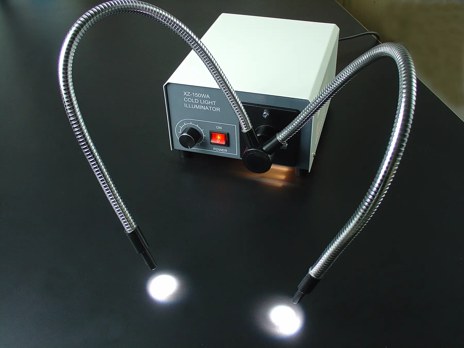 Microscope Dual Gooseneck Optics Fiber Glass Fiber