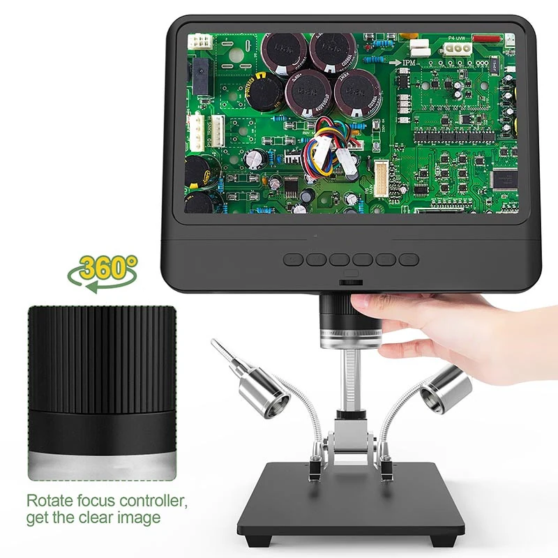MD208 8.5” LCD Display Digital Microscope for Soldering Repairing