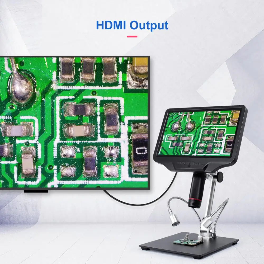 MD409 4M 300X 10.1” WiFi LCD HDMI Digital Microscope