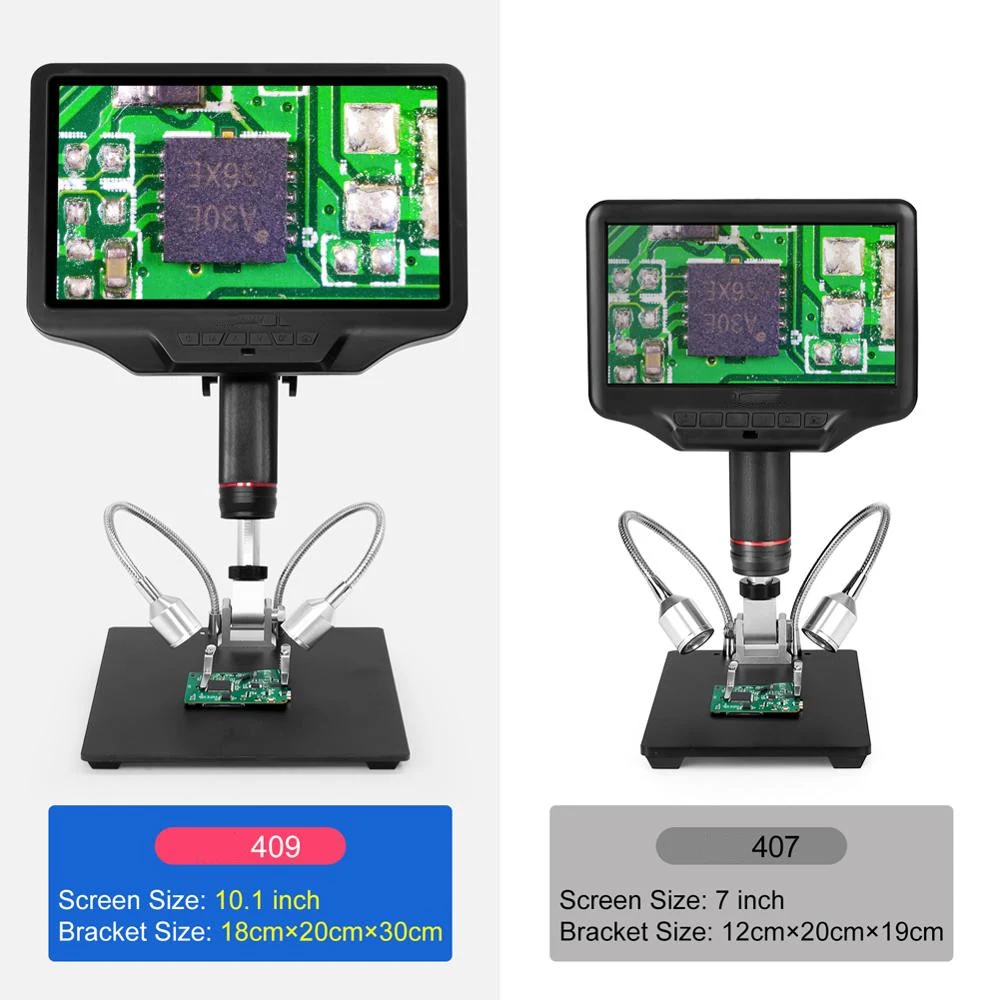 MD409 4M 300X 10.1” WiFi LCD HDMI Digital Microscope