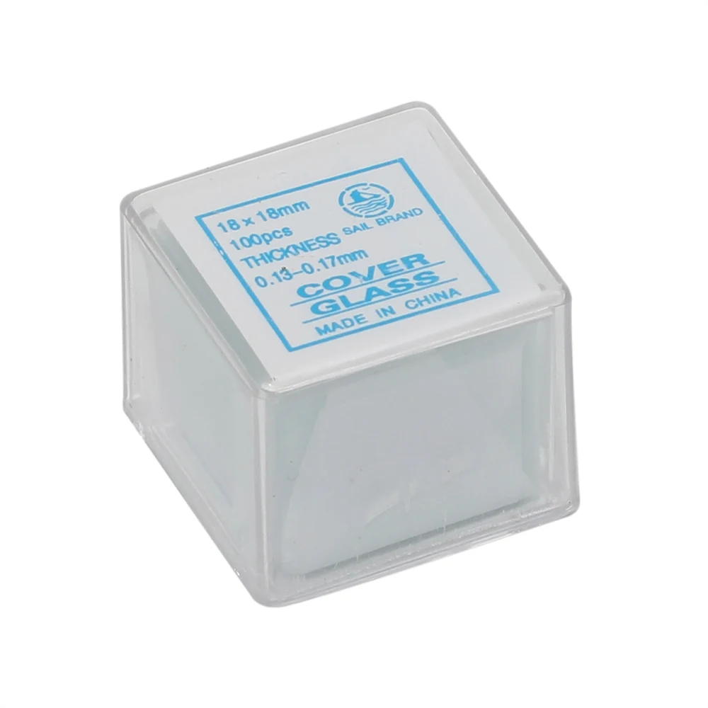 50pcs Slides 1.2mm Thick and 100 pcs Cover Glass Biological Microscopes