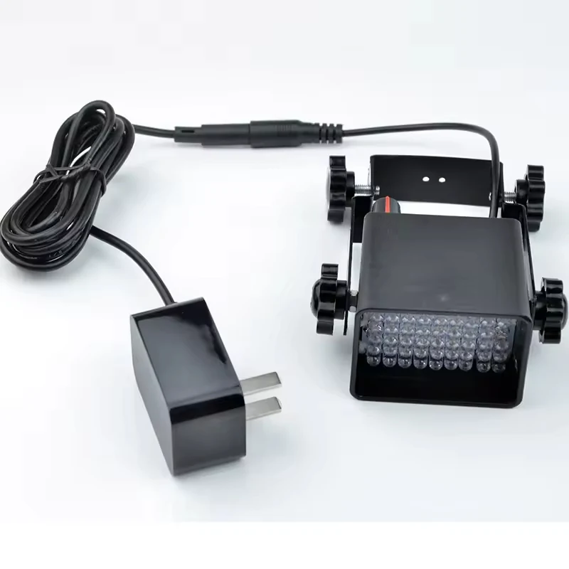 Adjustable 61 LED Microscope Side Light 25/32mm Square Lamp