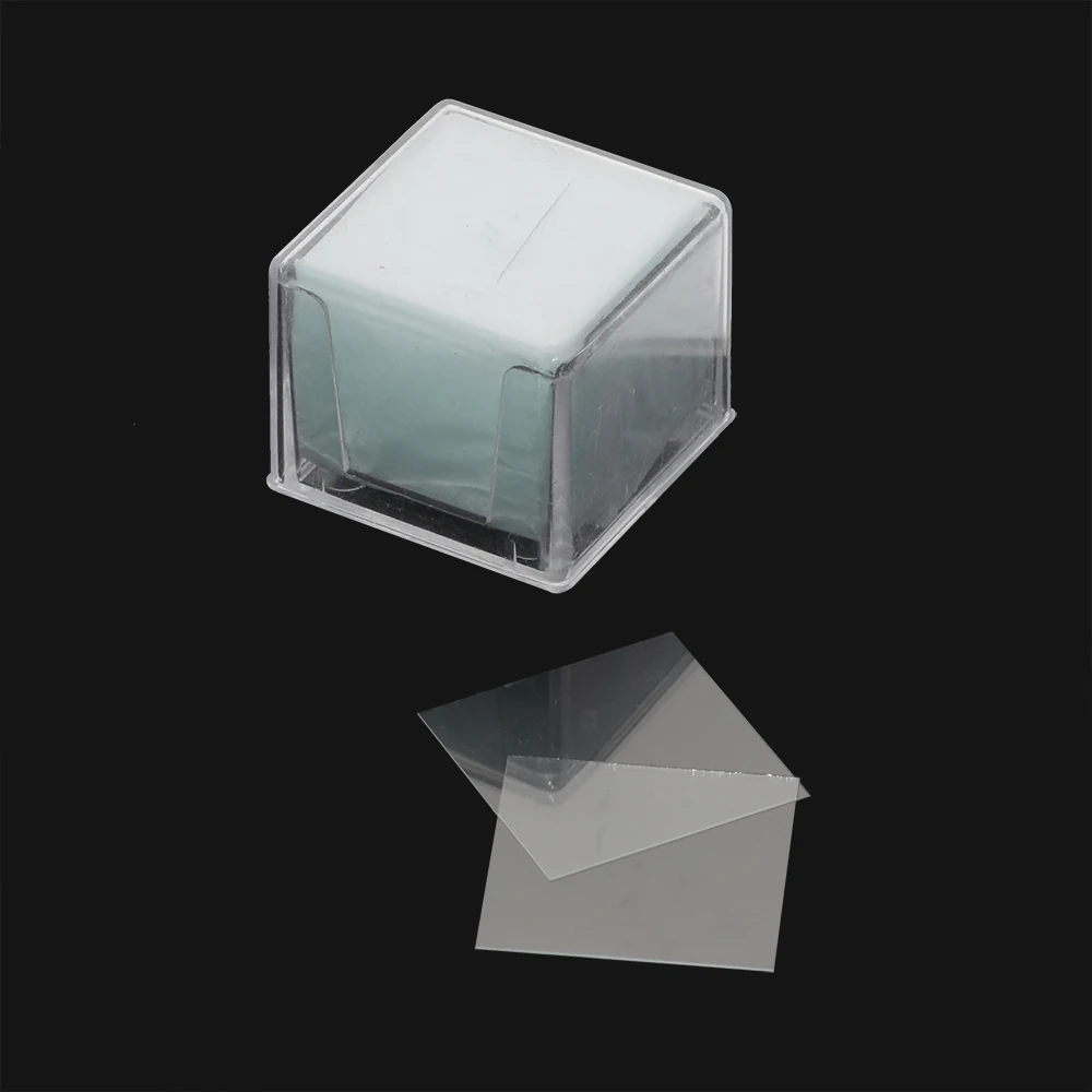 50pcs Slides 1.2mm Thick and 100 pcs Cover Glass Biological Microscopes