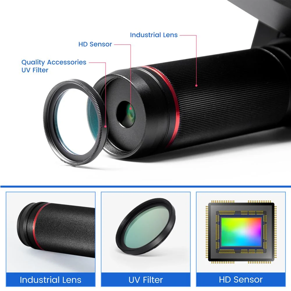 MD409 4M 300X 10.1” WiFi LCD HDMI Digital Microscope