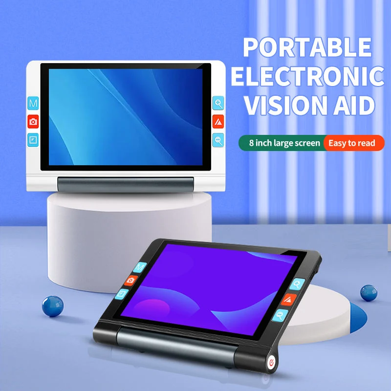 8 Inch 2x-20x Color HD Portable Video Magnifier Color SONY Lens