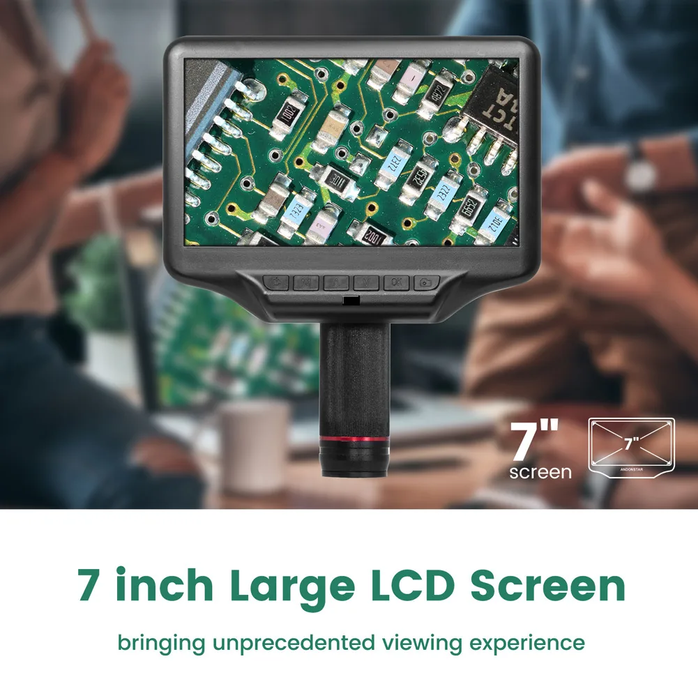 MD407 4M 270X 7” USB LCD HDMI Digital Repairing Microscope