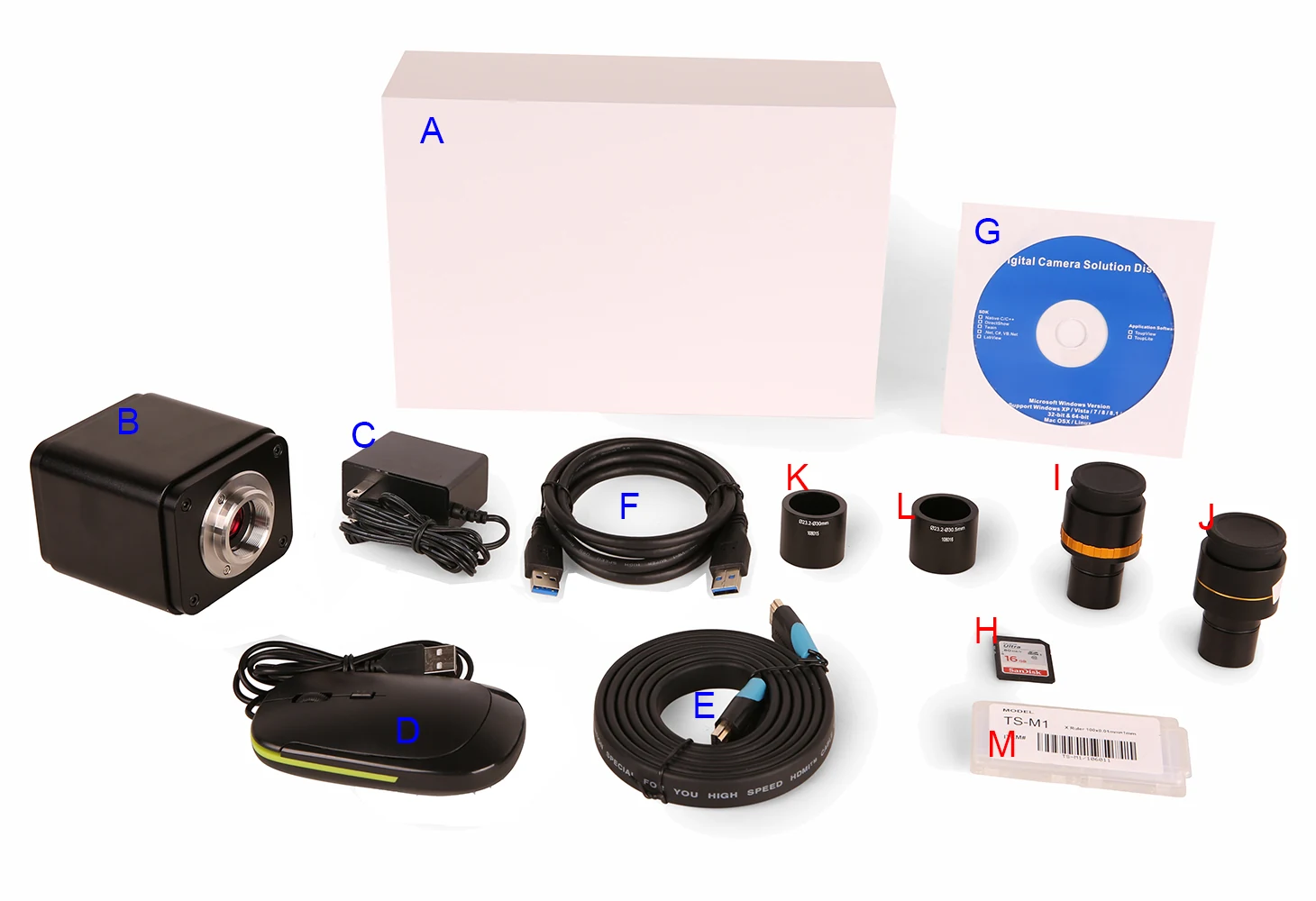 XCAM1080P2MPA HDMI+USB SONY CMOS Microscope Camera