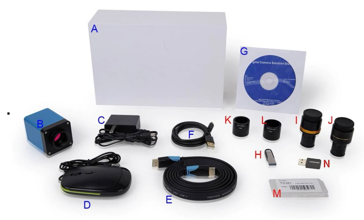 XCAMTOP4K_MINI 4K Microscope Camera Sony IMX678 IMX585 IMX715